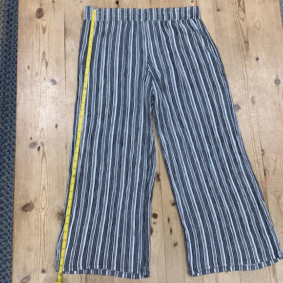 Apt. 9 Brand Ladies Crops/Pants Size XL Rayon Stripes Lightweight Elastic Waist - Picture 8 of 11